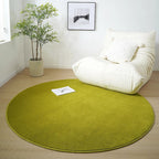 tapis uni vert 80x80cm