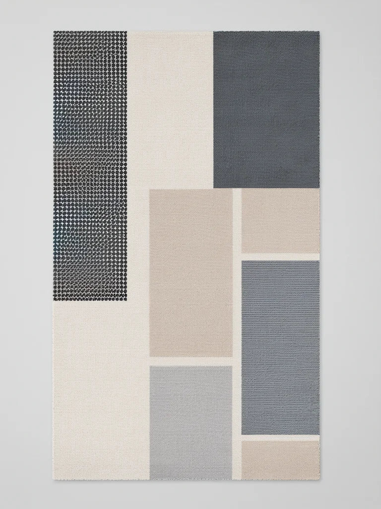 tapis velours beige 80x120cm