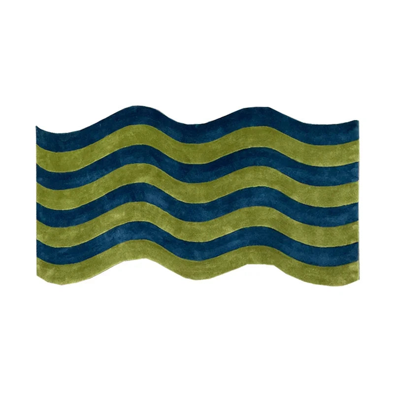 tapis vert arc en ciel 80x120cm