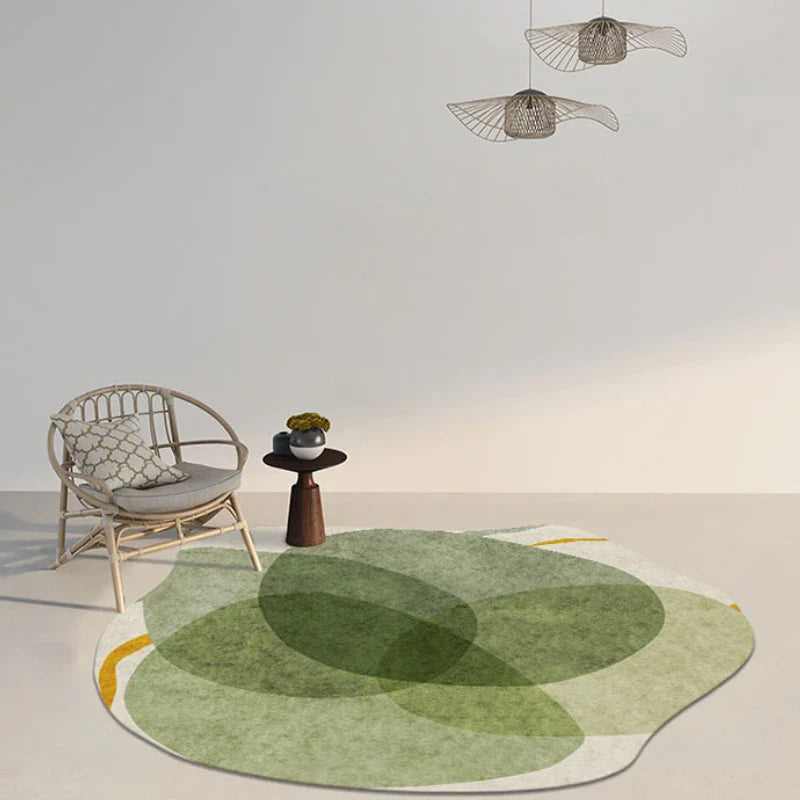 tapis vert pour chambre de bébé